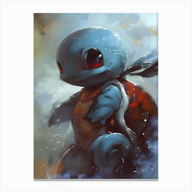 Squirtle Pokemon Anime Manga Japan Poster Canvas Print