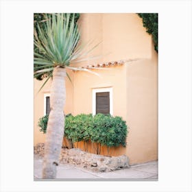 Terracotta House // Ibiza Travel Photography Canvas Print