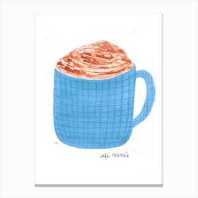 Coffee and Whipped Cream Canvas Print