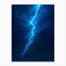 Lightning Bolts In The Sky 2 Canvas Print