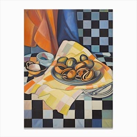 Mussels 2 Still Life Painting Canvas Print