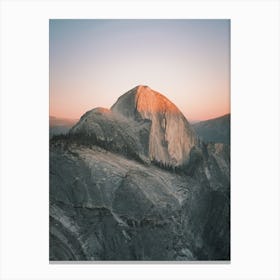 Warm Mountain Sunset Canvas Print