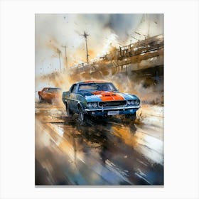 Drag Racing car sport Canvas Print