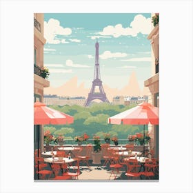 Paris Eiffel Tower Canvas Print