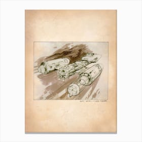 Star Wars Starship Canvas Print