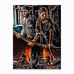 Last Of Us days gone Canvas Print