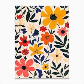 Floral Pattern 7 Canvas Print