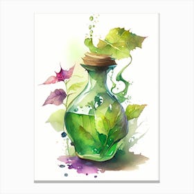 Poison Ivy Potion Pop Art 3 Canvas Print