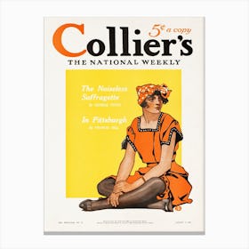 Collier's, The National Weekly (1913), Edward Penfield Canvas Print