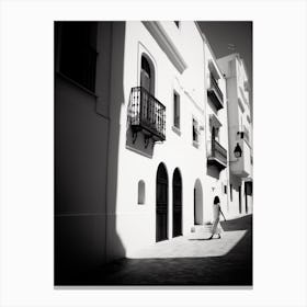 Murcia, Spain, Black And White Analogue Photography 3 Canvas Print