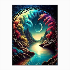 Rainbow River Canvas Print