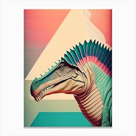 Spinosaurus Pastel Dinosaur Canvas Print