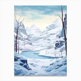 Jostedalsbreen National Park Norway 4 Canvas Print