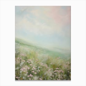 Warm Summer Flower Meadow Canvas Print