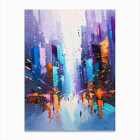 Abstract Cityscape 18 Canvas Print