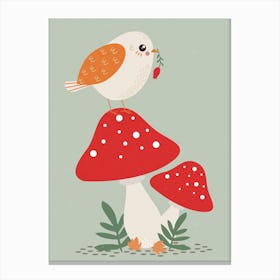 Autumn Bird Canvas Print