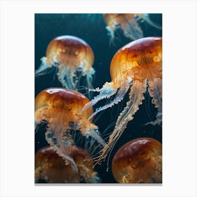 Jellyfishes 1 Canvas Print