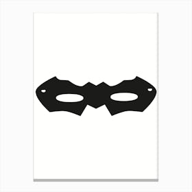 Superhero Mask Canvas Print
