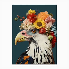 Bird With A Flower Crown Harrier 3 Canvas Print
