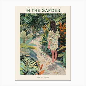 In The Garden Poster Wave Hill Garden Usa 3 Canvas Print