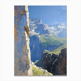 'The Rocky Cliffs' Canvas Print