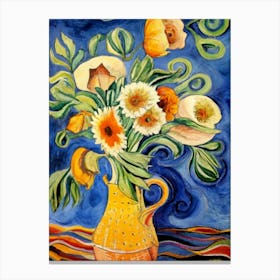 Flowers In A Vase 20 Canvas Print