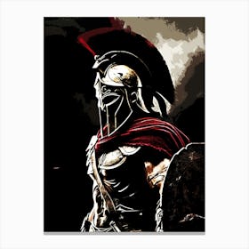 muscle gym Spartan Warrior movie Canvas Print