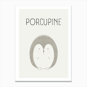 Porcupine Canvas Print
