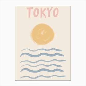 Pastel Tokyo Canvas Print