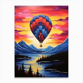 Hot Air Balloon Canvas Print