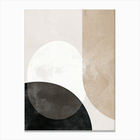 Grounded Silence Minimalist Style Canvas Print