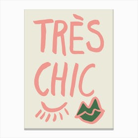 Tres Chic Art Poster_2455537 Canvas Print