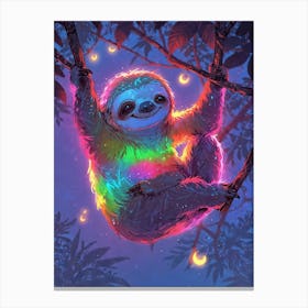 Sloth 25 Canvas Print