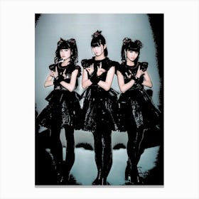 Three Girls Baby Metal Canvas Print