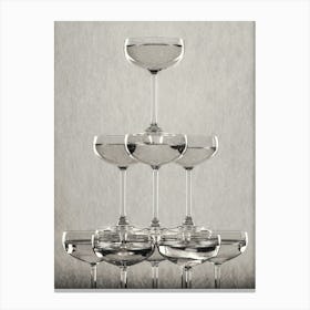 Champagne Glasses Beige_2242705 Canvas Print