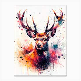 Deer Painting Canvas Print