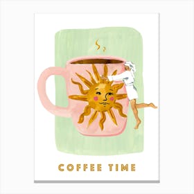 Coffee Hug Canvas Print