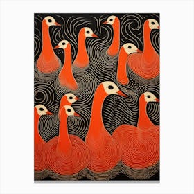 Swans Canvas Print