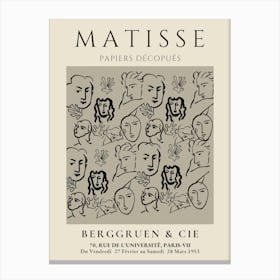 Matisse Papers Deco 5 Canvas Print