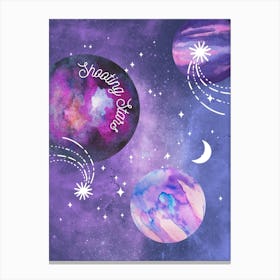 Splatter Of Stars Canvas Print