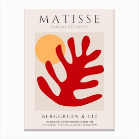 Matisse Papers Deco 6 Canvas Print