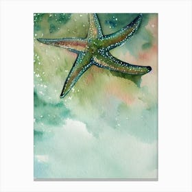 Starfish Storybook Watercolour Canvas Print