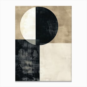 Balanced Geometry Minimalist Style Canvas Print