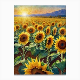 Sunflowers 7 Canvas Print