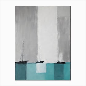 'Sailboats' 1 Canvas Print