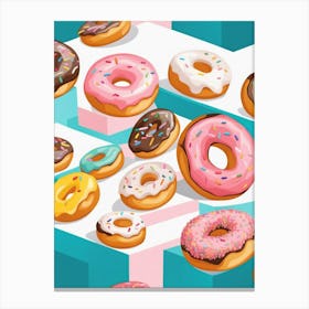 Donuts Canvas Print