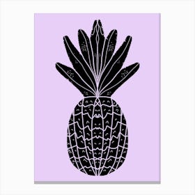 Pineapple Illustration Canvas Print