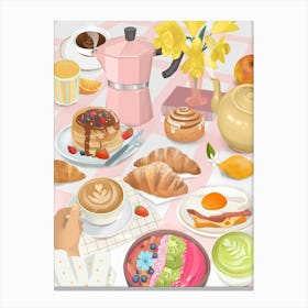 Breakfast Canvas Print