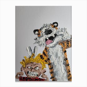 Calvin and Hobbes Canvas Print