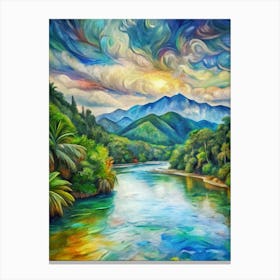 Van Gogh Daintree National Park Australia Canvas Print